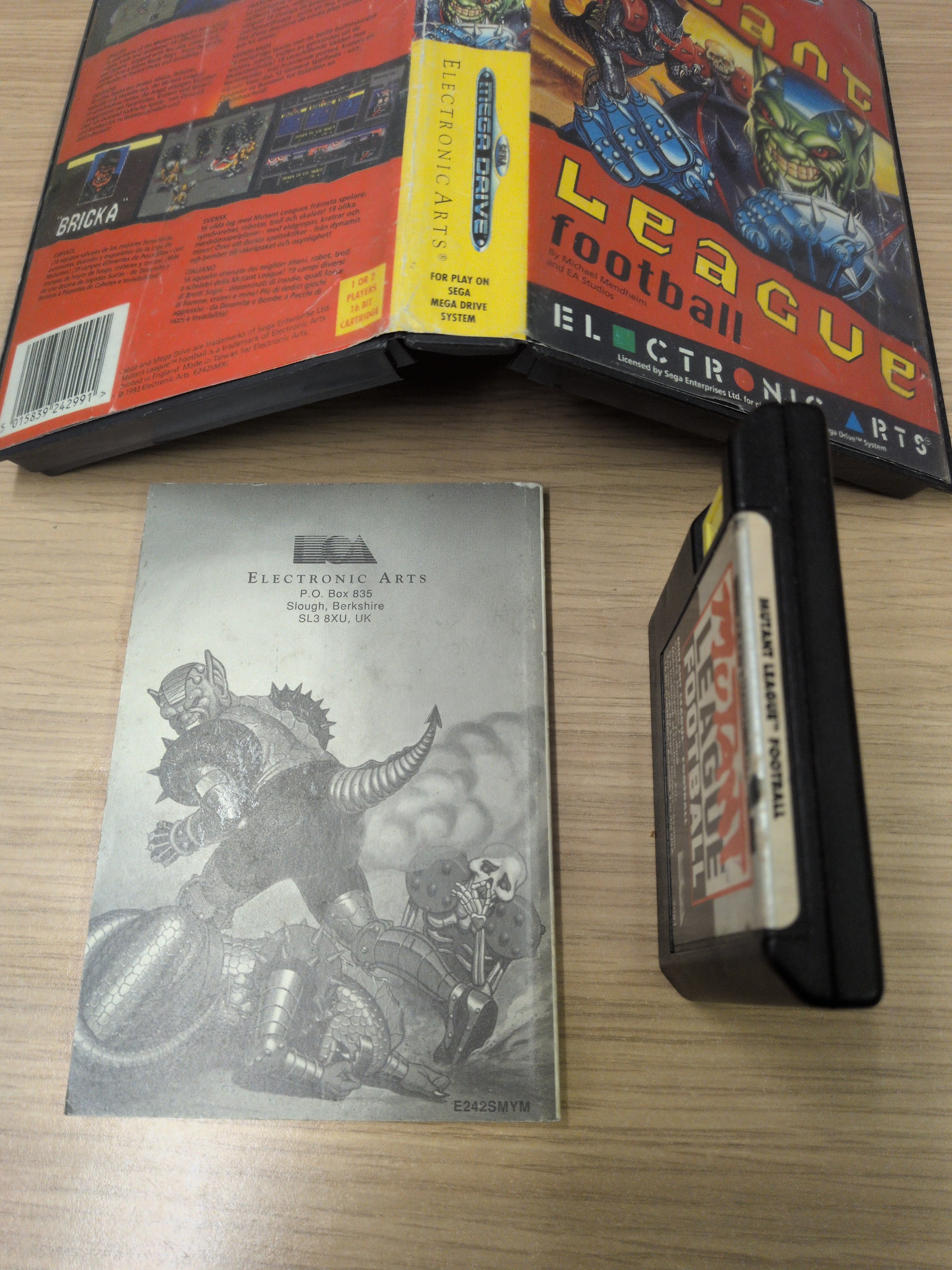 Mutant League Football Sega Mega Drive game Mutant League Football Sega Mega Drive game